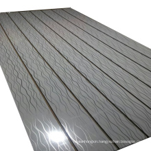 melamine slotted board/slat wall board/plain mdf board